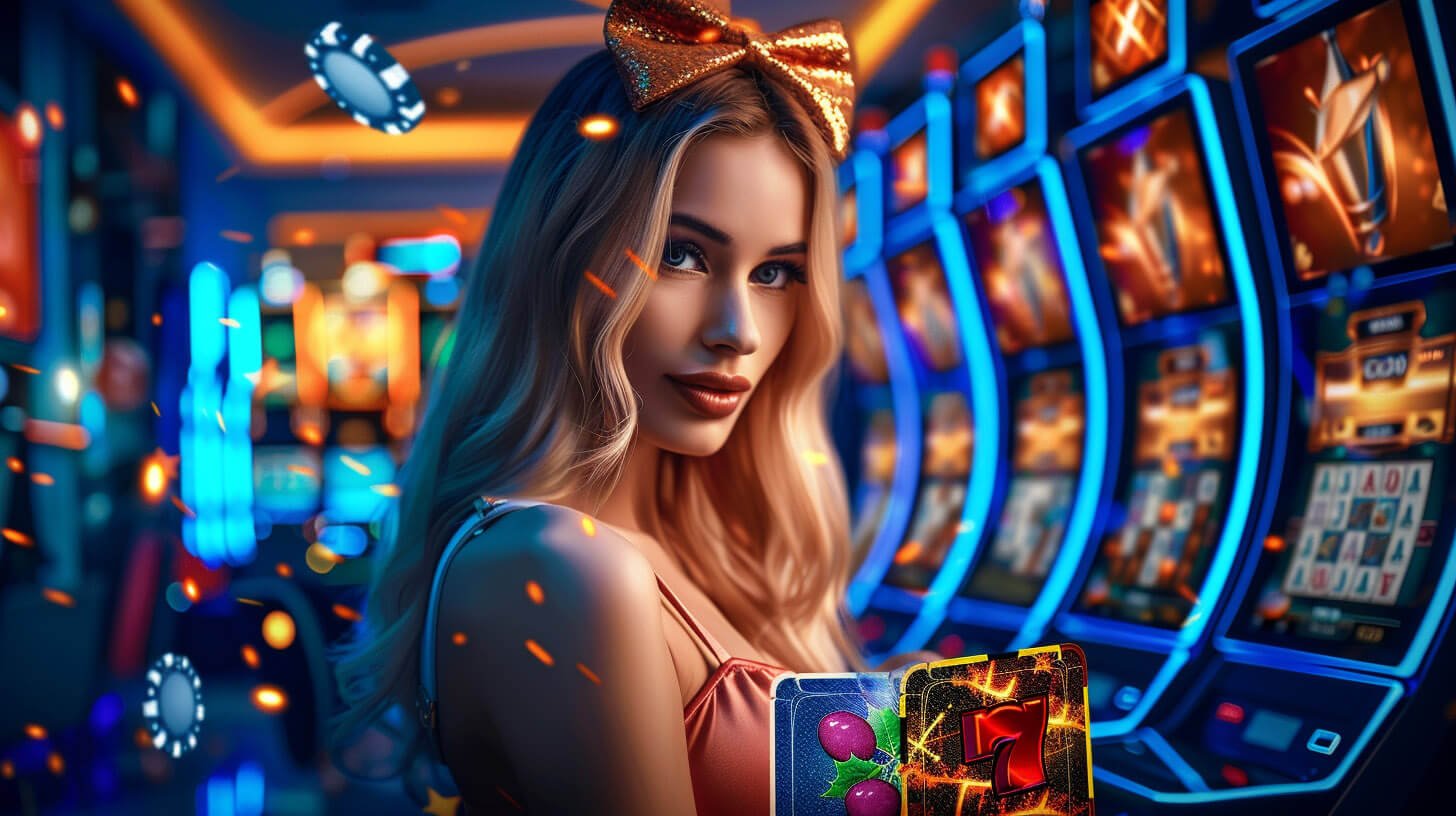Studio roulette dengan roda dan panel taruhan digital